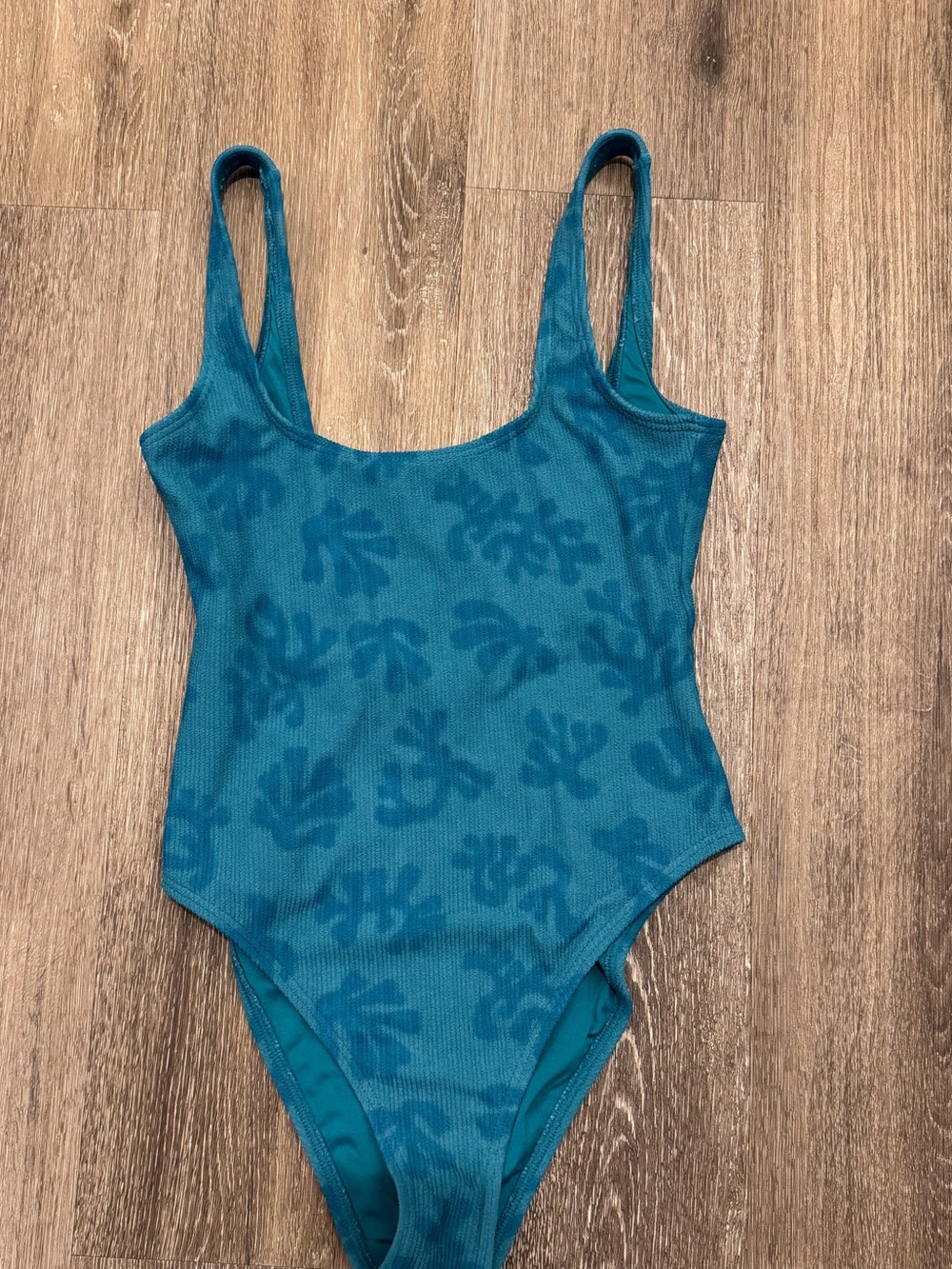 Billabong Coral Gardeners One-Piece Swimsuit Blue Floral - Picture 4 of 6